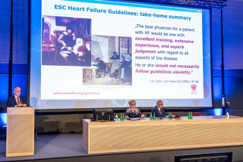 Międzynarodowe Forum Ekspertów “Nowe europejskie zalecenia dotyczące niewydolności serca”.